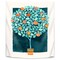 Orange Tree At Midnight by Modern Tropical  Wall Tapestry - Americanflat